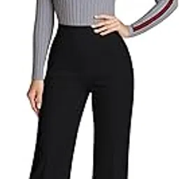 High Waist Wide Leg Women’s Trousers with Side Pockets – Flowy Loose Fit Casual Pants for Office, Travel, or Everyday Wear-image-20