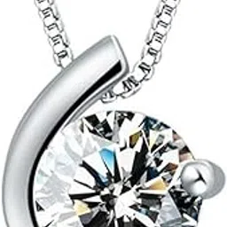 silver shoppee SilverShoppee Sterling Silver Pendant With Chain for Girls and Women (SSPD0617)-picture-41