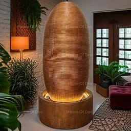 House Of Dee Fortune Luck Egg Fountain for Living Room Home Decor Garden Decoration and Drawing Room Indoor Fountain Outdoor Fountain (120 x 58 x 58 CM)-picture-20