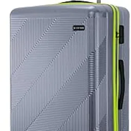 stony brook by Nasher Miles Echo Hard-Sided Polycarbonate Check-in Luggage Grey Fluorescent Green 28 Inch Suitcase |75cm Trolley Bag-picture-17