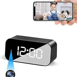 SPYTECTIFY 1080p Full HD WiFi Table Clock Security Camera Audio and Video Recording Motion Detection Low Light Vision Indoor Security Camera for Home Office-picture-28