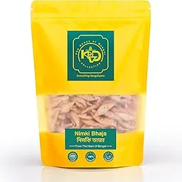 KVD Collection Bangla Nimki - 300G| A Delicacy of Kolkata | Crispy, Crunchy, Savoury Homemade Namkeen Snack (Pack of 2) image 1