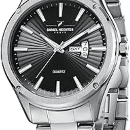 daniel hechter Paris Bastille Collection Analog Watch for Men with Round Dial, Stainless Steel Strap and Date Function-DHM1014-picture-42