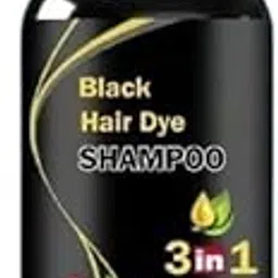 Black Hair Dye Shampoo 3 in 1 for Gray Hair Coverage Hair Color Shampoo for Men and Women, Herbal Hair Dye Shampoo, Instant Black Hair Shampoo Dye-300 ML-picture-34