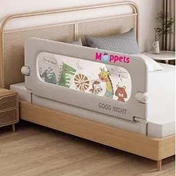 Bed Rails for Baby Safety/Bed Side Protactor Guard from Falling with Instant Set up, 14 Level Hight Adjustment & Easy to Fold - (1.8 Meter/ 6FT) (1)-picture-18