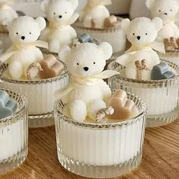 Rhuhee by Amisha – Teddy Candle | Handcrafted Wax Teddy Bear | Baby Shower Decor & Gifting Essential Let me Know if You’d Like it to Sound More Luxurious, Playful, or Themed for a Specific Occasion!-picture-40