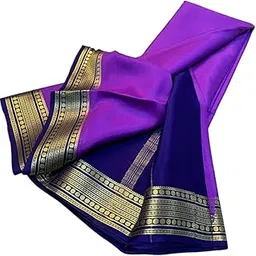 rajmala fashion RAJMALA Luxurious Women's Attactive Semi Mysore Silk Saree Border Patterns with Blouse Piece-picture-46