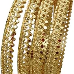 gold plated bangle set for women and girls-picture-17