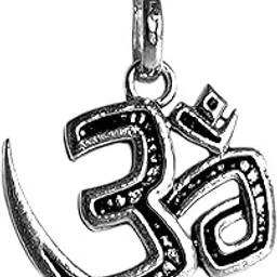 rudracraft 925 silver jewelry RUDRA CRAFT Sterling Silver (92.5% purity) God Om Pendant - Unique Style| God Pendant for Men & Women-picture-25