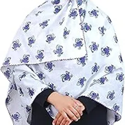 Vastragrah Floral Print Cotton Blend Women Dupatta - Length 2.25 Meter | Long Colourful Flower Pattern Dupatta For Girls & Women | Fancy Stylish Casual Hijab Dupatta | Floral Print Design-picture-39