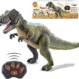 BFUNTOYS Rc Dinosaur Toys For Kids 3-5 5-7 8-12 Remote Control Trex Dinosaur Toys For Boys Girls Age 3to7+ Large Light Up Robot Dino With Roar Walking Dancing Moving Birthday Xmas Gift For Toddlers-picture-21
