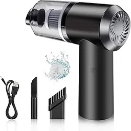 PETRICHOR Vacuum Cleaner Dust Collection/Lighting 2 in 1 Car Vacuum Cleaner 120W High-Power Handheld Wireless Vacuum Cleaner Home Car Dual-use Portable USB Rechargeable Set of 1 Multi-picture-21