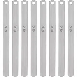 HARFINGTON 10pcs Mn Steel Feeler Gauge 0.5mm Thickness 150mm Length Metric Filler Thickness Gage Gap Measuring Tool Single Blade-image-41