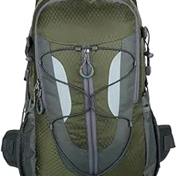 MERISHOPP Hiking Backpack Large Laptop Backpack 30L for Running Mountaineering green-picture-22