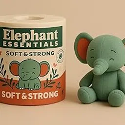 Elephant Essentials Soft & Strong Toilet Paper Rolls – 4 Pack | Premium 3-Ply Bath Tissue, Ultra Soft, Durable & Absorbent | Family & Eco-Friendly Toilet Tissue-picture-30