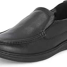 blue leather by centrino Genuine Leather Slip-On Men's Formal Shoe |Stylish with Soft Cushioned Insole |Trendy Non Lace-Up Design |Durable Leather with Anti-Skid Sole | Perfect for Formal Wear (3998)-picture-44