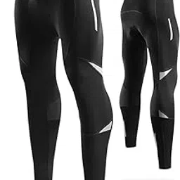 belity Men's Reflective Bicycle Pants Gel Padded Cycling Compression Tights Leggings Outdoor Riding Bike Pants-picture-11