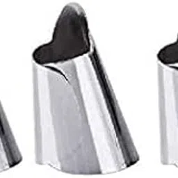 First Try Finger Guard|Stainless Steel Hand Protector Guard|Protector Kitchen Safe Slice Tool,Avoid Hurting|Cutter With Fruit&Vegetable Picking Plants Trim Set Portable Garden Tools - Pack Of 3-picture-60