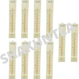 Shakuntla Wall Hanging Room Thermometer/Max-Min thermometer Yellow for room temperature Analog Mannual Wall Hanging (Pack of 10)-image-61
