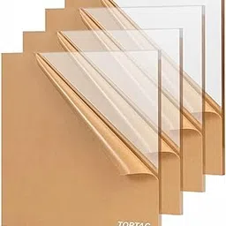 Triple M Cast Acrylic Sheet 6x6 Inches 2mm Clear Transparent Sheets for DIY, Art and Craft, Painting, School Projects, Signage, Office, Wedding, Decoration, Photo Frames – Pack of 4-picture-65