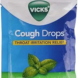 Vicks Cough Drops Bags Menthol 1.8g (20 Count) - Pack of 5 --picture-35