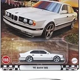 Hot Wheels Premium Boulevard - 91 BMW M5 for 3 Years & Above (White)-image-93