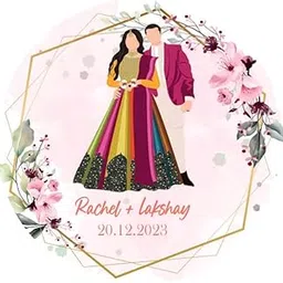 GADGETS WRAP Personalized Thank You Stickers for Return Gift 2 Inch 60 Pcs Wedding Marriage Anniversary Functions Presents Favors Tags Pink-picture-15