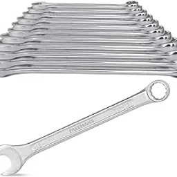 FREEMANS CSS12 Combination Spanner Wrench - Set of 12 Piece (Metric Sizes 6–22mm) With Chrome Vanadium Steel and Bright Chrome Panel for Better Resistance to Corrosion-picture-16