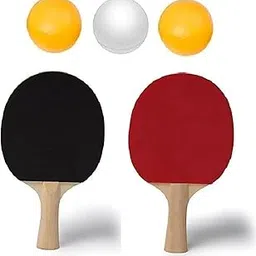 Professional Pingg Pong Set with 5-Layer Wooden Paddles, Ergonomic Handle, Anti-Slip Surface Table tannic (1 Set) Indoor and Outdoor Game for Kids-picture-44