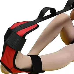 MERISHOPP Yoga Stretching Strap Calf Leg Stretcher Tendonitis Band for Exercise Red| Sports Equipment | Outdoor Sports Gear | Exercise Gear-image-63
