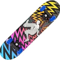 FABSPORTS Wood 23" X 6" Inch Beginners Skateboard For Kids, Boys & Girls (6 Years & Above), Multicolor-picture-21