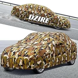 Kayme Premium 6 Layers Car Cover for Dzire Dustproof, Waterproof & UV Protection | All Weather Outdoor Full Body Cover | Sun, Rain, Dust, Snow & UV Resistant (Jungle, Dzire)-picture-11