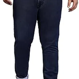 bigbanana Plus Size Men's Regular Fit Solid Jeans-picture-39