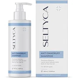 Anti Dandruff Shampoo with Piroctone Olamine, Lactic Acid, Salicylic Acid (1%), Biotin & Tea Tree – 100 ml (100 ml (Pack of 1))-picture-32