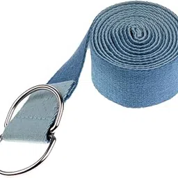 Ubersweet® Yoga Stretch Strap D-Ring Belt Figure Waist Fitness Exercise Training Blue (65008000JEL)-picture-34