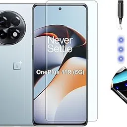 NISHTECH Advanced HD+ Curved UV Tempered Glass Screen Protector Designed for OnePlus 11 5G, OnePlus 11R 5G || Full Screen Coverage with Easy Installation Kit (Anti-Scratch)-image-26