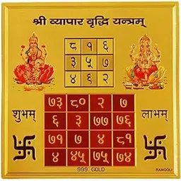 PATITPAWAN Shri Vyapar Vridhi Yantra Copper,3 Inch,Energized,Multicolor-picture-23