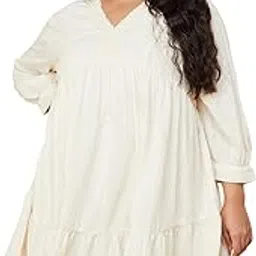 max Plus Size Women Lace Detail Tunic-picture-49