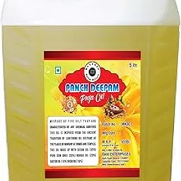 DEVPUSP PanchDeepam Pooja Oil 5Ltr for Hawan, Poojan, Grahpravesh, God Worship, Hindu Ceremony & Use in Other Special Event for Diya Deepam | PanchDeepam Pooja Oil 5Ltr-picture-25