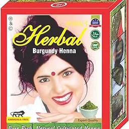 RKS Natural AFRIN's Hair Colour for Women & Men | Burgundy Herbal Hair Colour | 100% Herbal Henna Powder for Hair | Ammonia-free Colour Powder - 60g-picture-49