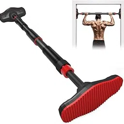 Arabest Doorway Pull Up Bar - No Screw Installation, Chin Up Bar with Automatic Locking, Adjustable Width, Red, Max Support 771 LBS-picture-65