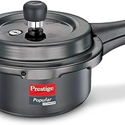 Prestige Popular Svachh Hard Anodised Pressure Cooker(2.0 L, Black, Deep Lid-Controls Spillage)-picture-11