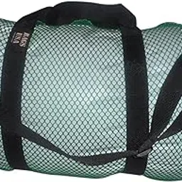 Mesh Duffle Bag,Scuba Gear Bag Holds Fins Mask And Snorkel, Made In USA., Green, Large, Athletic-picture-22