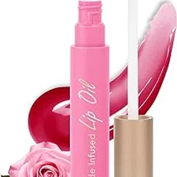 Insight Cosmetics Peptide Infused Lip Oil| With Ginger Seed Oil for Long-Lasting Nourishment and Hydration| Soft and Natural Pink Lips | Hydrated & Plump you Lips, 4.5gm(Rose Lustre)-picture-56