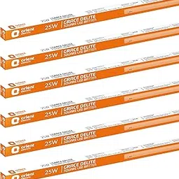 Orient Electric 25W Grace Delite LED Batten| 2500 lumens Bright Light Output| LED tubelight for Home| Sleek & Stylish Design| Non-breakable Polycarbonate housing| Cool White, Pack of 6-image-46