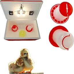 HUMBE&CO 100 Egg Incubator Two Holders with 1.5 kg Feeder 1.5 Drinker Free-picture-31