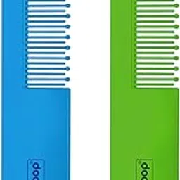 Hopop Baby Hair Comb | Rounded Teeth Edge Comb for Babies 0-2 years | Easy to Grip & Hold | BPA Free | Blue & Green-image-13