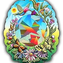 Rainbow Symphony Rainbow Sun Catchers – Hummingbird Sun Catcher - Holographic Rainbow Makers-picture-58