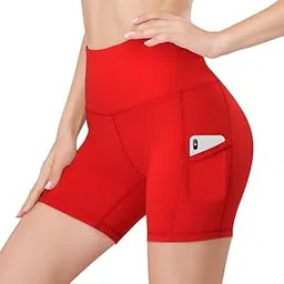 tranding-outfit Women Solid High Rise Active Shorts Pack of 1-picture-23