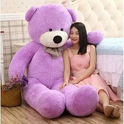 Teddy Bear Plush Stuffed Animals Soft Toys, Huggable Teddy Bear, Birthday Gift for Boys, Girls, Wife, Girlfriend, Women, Kids Valentine's Christmas Gift (7 Feet, Purple)-picture-14
